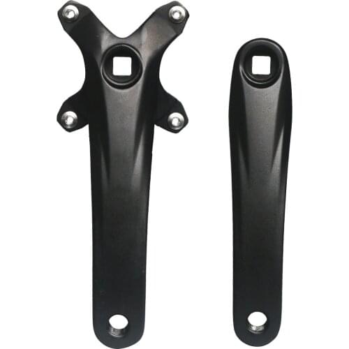 Mtb Crankset Mountain Bike Square Hole Crank Four Claw 170mm Modified Parts Bike Crankset Sprocket 104BCD Left and Right Crank