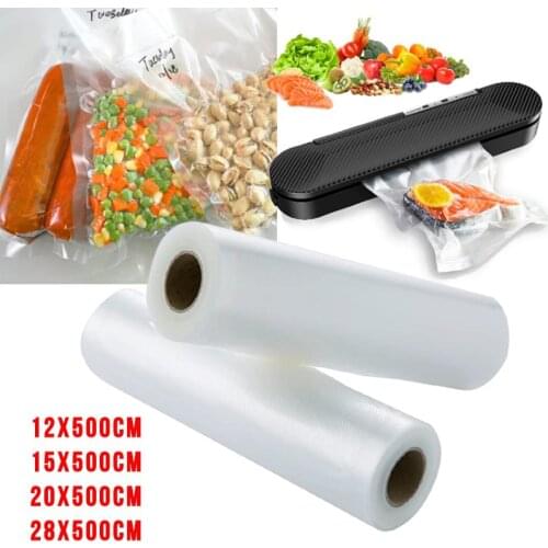 Multi-Sizes Vacuum Bags Food Vacuum Sealer Rolls Bags for Food Fresh Keeping Storage Packaging Plastic Bags for Vacuum Packer