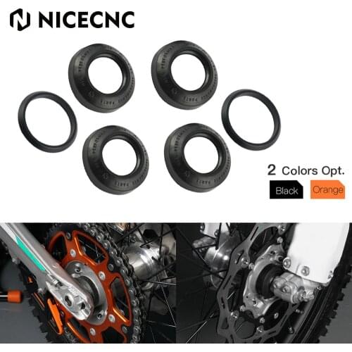 NICECNC Front Rear Wheel Spacer Bearing Protector Guard For Husqvarna TE FE 125 150 200 250 300 350 400 450 501 2014-2022 2021