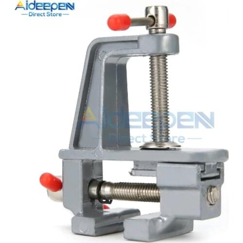 2021 New 3.5" Aluminum Miniature Small Jewelers Hobby Clamp On Table Bench Vise Mini Tool Vice