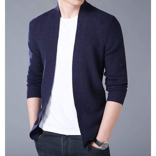 MRMT 2021 Brand Autumn New Mens Jackets Long Sleeve Sweater Cardigan Fashion Casual Overcoat for Male Knitted Sweater Clothing