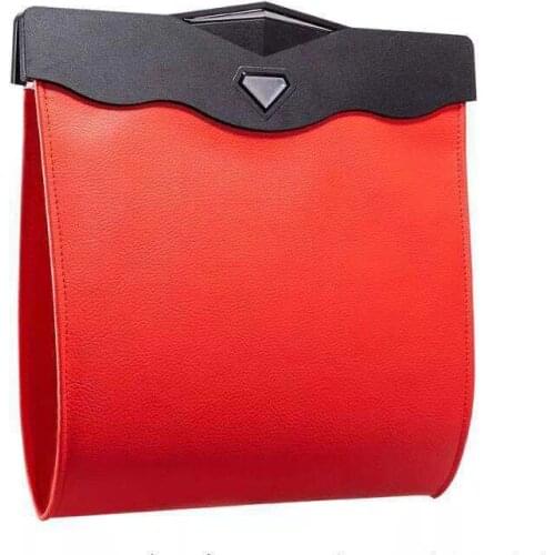 Car Seat Back Organizer PU Leather Garbage Storage Bag Car Organizer Accessories for Toyota Camry Corolla RAV4 Yaris Highlander