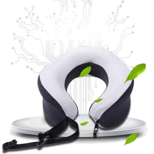 Memory Cotton Slow Rebound Travel Stitching U-shaped Pillow Portable Storage Single Siesta Pillow