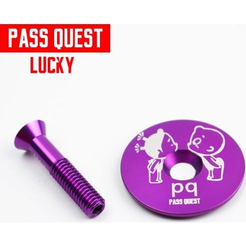 PASS QUEST Mountain Road Bicycle Headset Aluminum Alloy 7075-T6 Bike Headset MTB Bike Top Cap Fit On 1-1/8 Fork A set of 5g