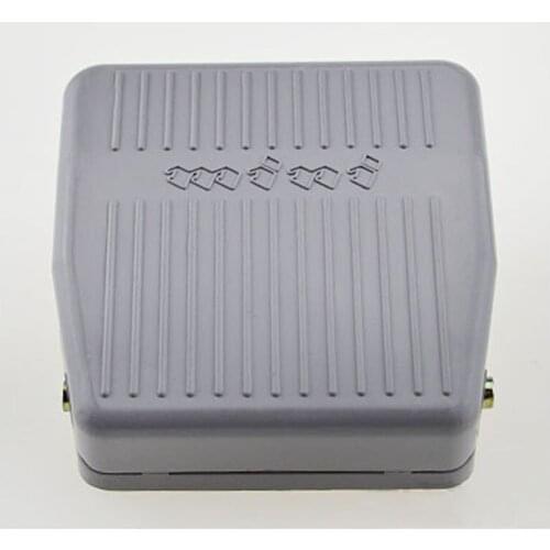 250V Footswitch Foot Momentary Control Switch Electric Power Pedal SPDT Grey