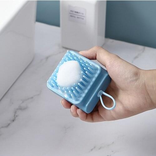 Mini Silicone Head Body Scalp Massage Brush Comb Shampoo Hair Washing Comb Shower Brush Bath Spa Handheld Slimming Massage Brush