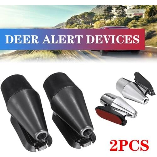 2pcs Universal ABS Car Deer Whistle Device Bell Automotive Animal Deer Warning for Whistles Auto Safety Alert Device