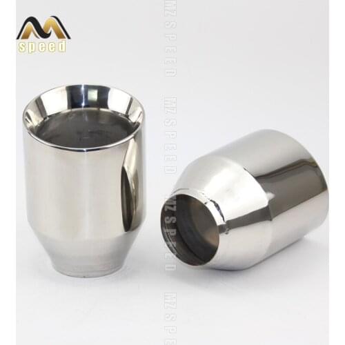 Accessories Car Style stainless steel universal exhaust system end pipe+car exhaust tip 1 piece