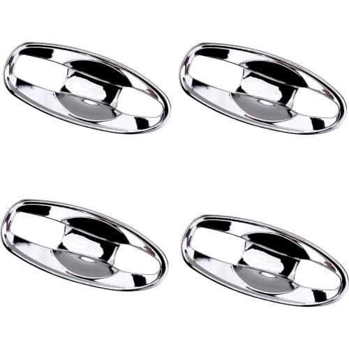 Car 8Pcs/Set Silver Exterior Door Handle Bowl Cover Trim Molding Fit For Nissan Rogue X-Trail T32 2014 2015 2016 2017 2018 2019