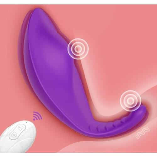 Wireless Remote Control Panty Vibrator Sex Toys For Woman Butterfly Invisible Wearable Vibrating Egg Clitoral Stimulator