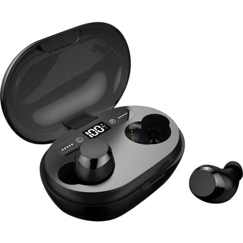 C8s Wireless Bluetooth 5.0 Earbuds TWS 6D Stereo Touch Headset With Digitasl Display Charging Box Waterproof Sport Earphone