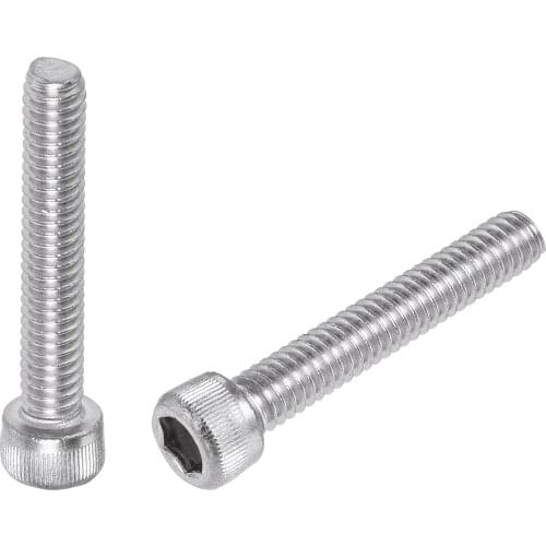 Uxcell #8-32x1" Hex Socket Head Cap Screw Bolts 304 Stainless Steel Polished 50 Pcs