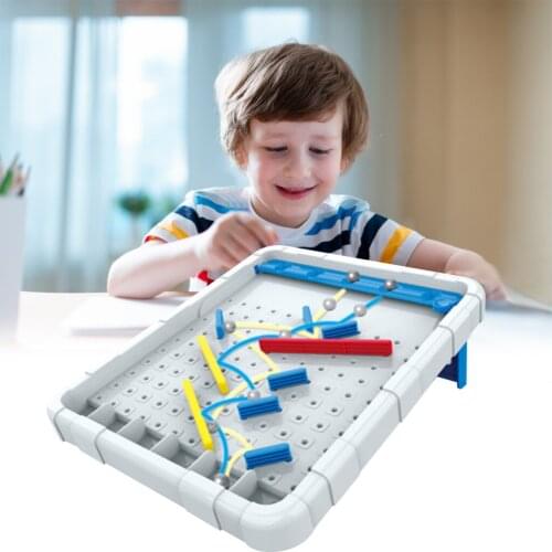 Montessori Marbles Puzzle Maze Children Challenge Board Game Thinking Toy