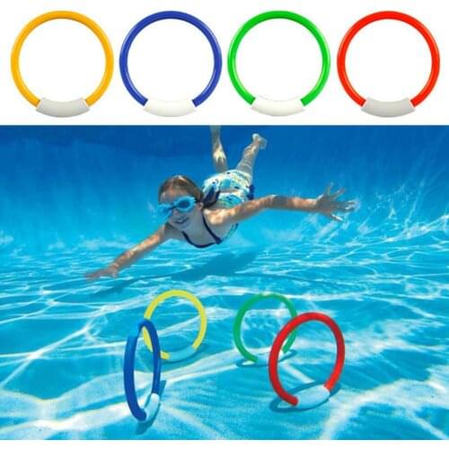 22Pcs/Set Diving Toys Wear-resistant ABS Fish Ring Torpedos Throwing Toy Funny Swimming Pool Diving Game Toys for Children Dive