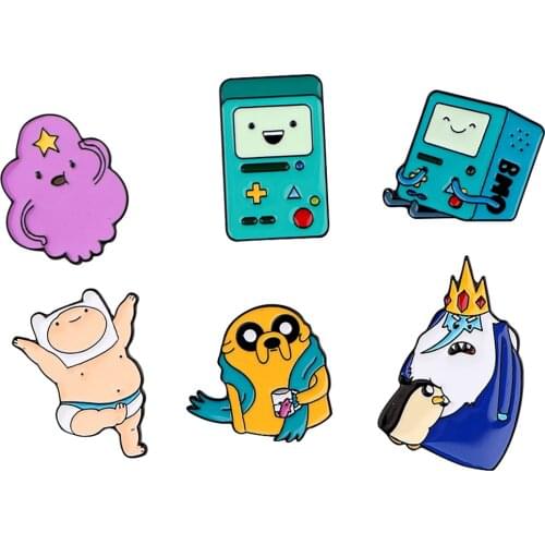 K3117 Cartoon Funny Enamel Pin Brooches Cartoon Creative Metal Brooch Pins Denim Hat Badge Collar Jewelry Gift for Kids Friends