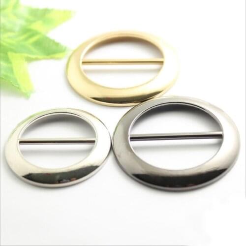 100 PCS Round Japanese-Shaped Buttons Metal Waist Buckle Three-Speed Buckle Coat Windbreaker Bag Hat Button 2.5-5CM