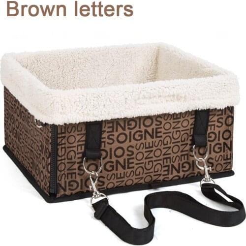 Multifunction Puppy Dog Washable Warm Booster Travel Bed Portable Safety Small Pet Dog Car Seat Carrier Foldable For Car 2021