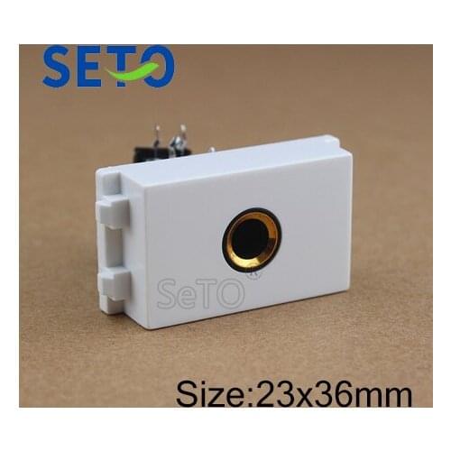 SeTo 128 Type 6.35mm Audio Microphone Module Welding Keystone For Wall Plate Socket