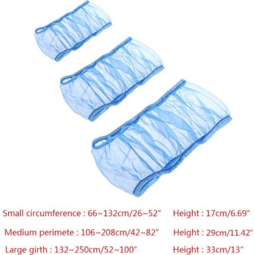 Nylon Mesh Bird Cage Cover Breathable Anti Dust Airy Shell Skirt Net Seed Catcher Guard Decoration Pet Supply F19B