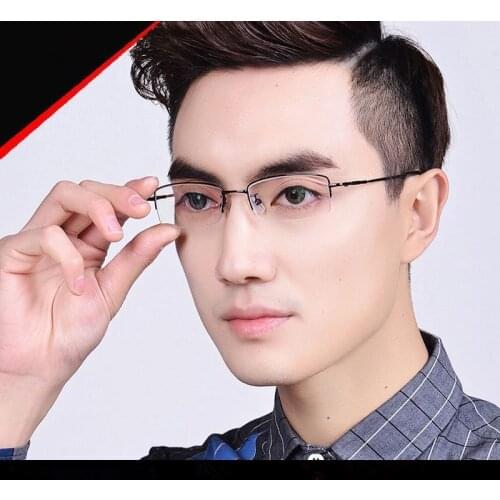 Eyesilove metal Finished myopia glasses Nearsighted Glasses prescription glasses for men women eyewear diopter from -1.0 to -6.0