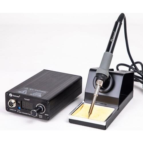 Kailiwei 75W T12 repair household welding iron hot air gun smd quick soldering rework welder station Mobile Phone Repair Tools