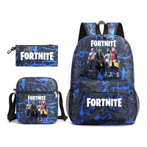 Hot Game FORTNITES backpack nylon waterproof schoolbag FORTNITES anime character children backpack for boys birthday gift
