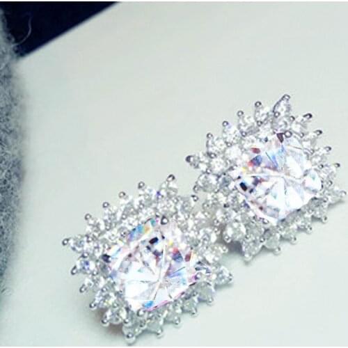 YaYi Fashion Multi-Color Glass Dangle Crystal Women Ancient Silver Color Wear ear Band Tassel Couples Wedding Long Earrings