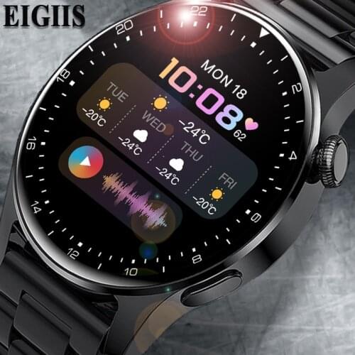 Smart Watch Men Bluetooth Make/Answer Call Built-in Mic Speaker Fitness Heart Rate Watch 3 pro For huawei Android IOS smartwatch