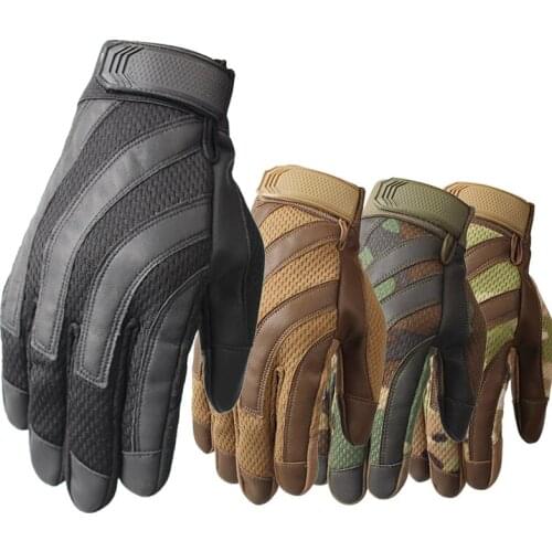 Multicam Tactical Glove Camouflage Army Military Combat Airsoft Outdoor Shooting Hunting Full Finger Glove Cycling Gloves