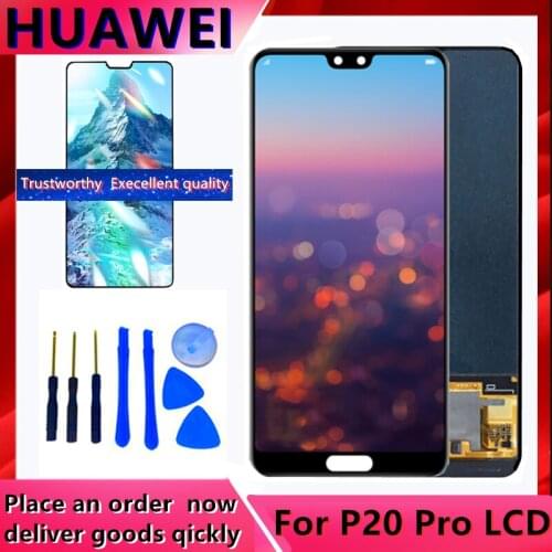 6.1'' P20Pro Lcd Display for Huawei P20 Pro Touch Screen Digitizer with fingerprint For Huawei P20Pro CLT-L09 CLT-L29