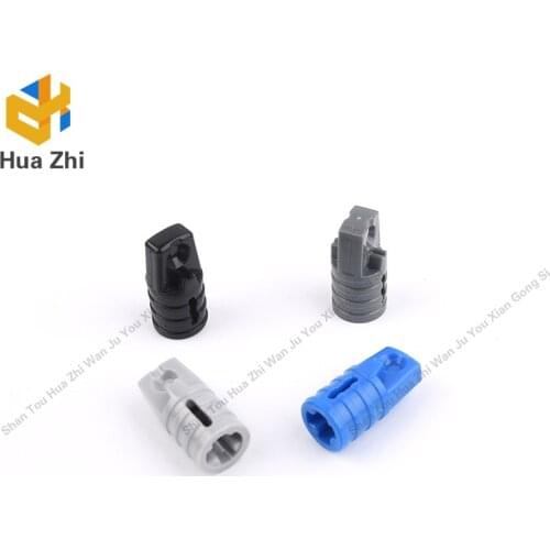 10PCS 30552 Hinge Cylinder 1x2 Locking with1 Finger and Axle Hole On Ends Building Blocks Parts MOC DIY Education BuildToys