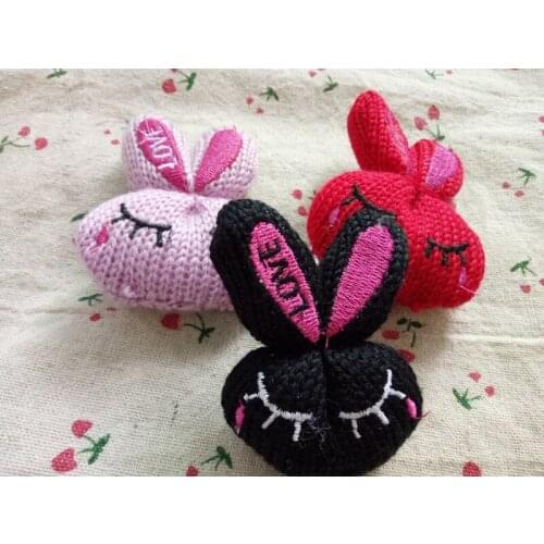 12pcs New Cat Dog Hair Clips Rabbit pet hair bows topknot Cute Pet Grooming bows Topknot Dog Pet hair accessories