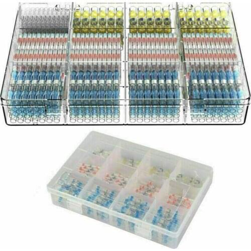 250Pcs Practical Electrical Waterproof Seal Heat Shrink Butt Terminals Solder Sleeve Wire Connectors Heat shrinkable solder ring