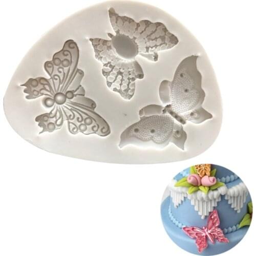 3D Butterfly Shape Silicone Mold Fondant Cake Mold Decorating Chocolate Bakeware Baking Chocolate silicone molds Cake Tool