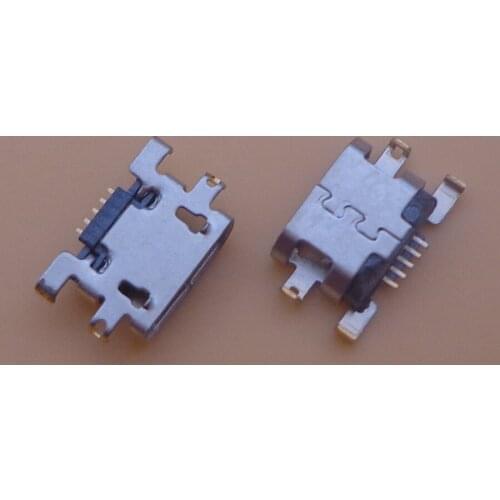 5pcs micro usb connector jack socket charging port dock plug female 5 pin For Blackview E7 5.5Inch HD 1280x720 MTK6737 Quad Core