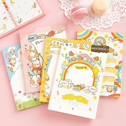 50 Sheets Lovely Cat Memo Pad Girl Daily DIY Notepad Sticky Notes Escolar Papelaria School Supply Cute Stationery
