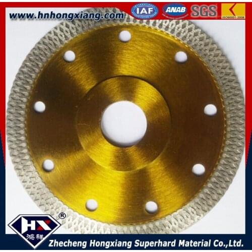 Turbo mesh diamond saw blade for granite/marble tile cutting professional quality