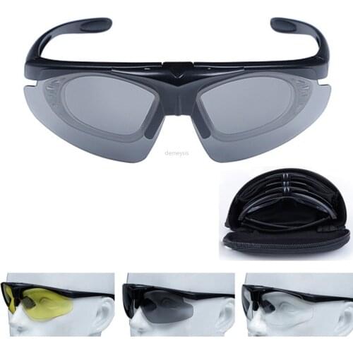 Army Tactical Glasses Flip-up Lens Frame Military Airsoft Hunting Shooting Protective Glasses Hiking Cycling Sports Sunglasses