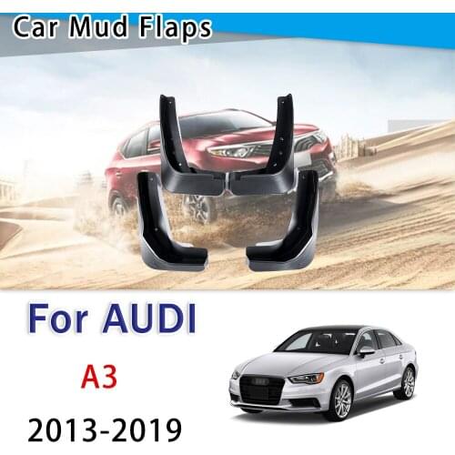 Car Mudflap For Audi A3 Sedan Saloon 2013-2019 Guard Flaps Splash Flap Mudguards Accessories 2014 2015 2016 2017 2018