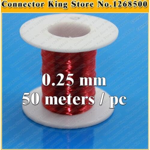 ChengHaoRan Polyurethane enameled Wire Copper Wire enameled Repair 0.25mm*50m / pcs QA-1-130