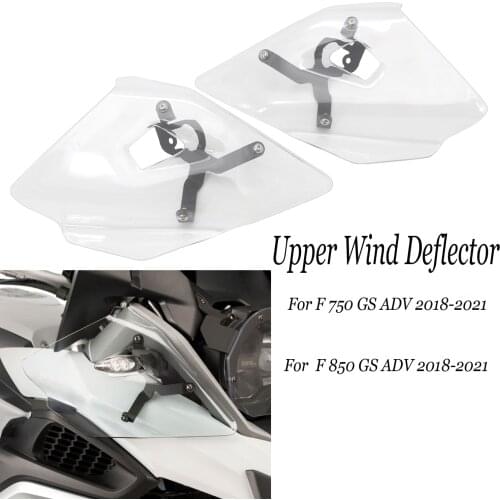 F750GS F850GS Motorcycle Upper Turn Signal Wind Deflector Side Fairing Windshield Windscreen FOR BMW F 750 850 GS ADV Adventure