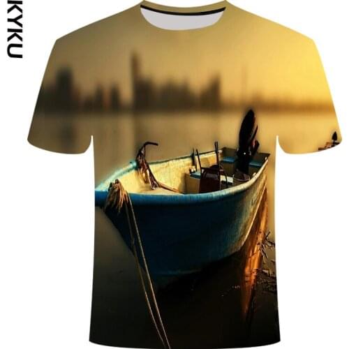 Fishing 3d T-shirt Men And Women Hip Hop Casual T-shirt 3d Print Fun Fish Harajuku Funny Fishing Rod O-neck Shirt T-shirt
