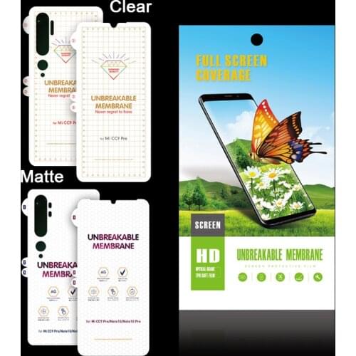 100pcs For Xiaomi 11 pro /10T pro 3D Full Cover Soft hydrogel film For Redmi K40 Pro/mi note 10 pro Screen Protector