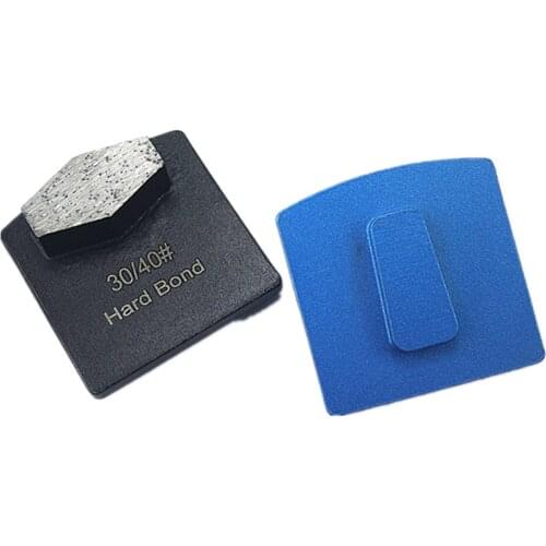 CT63 Redi Lock Series Concrete Floor Grind Segments Hus-qvarna Metal Polishing Head Hexagonal Bars Diamond Abrasive Tools 12PCS