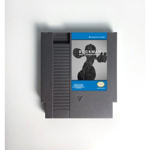 Rockman No Constancy For 8 Bit Video Game Console 72 pins Game Cartridge Card For NES Video Game Console