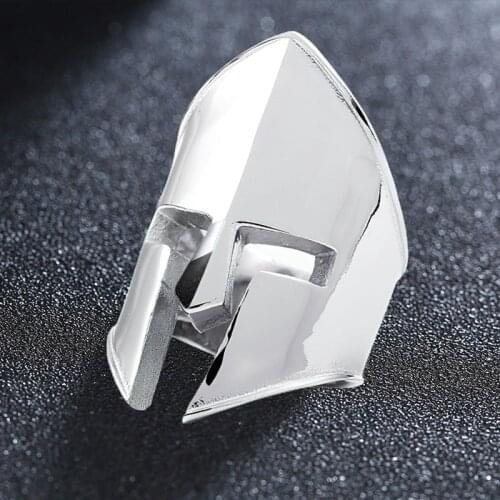 Stainless Steel Punk Nordic-Vikings Rings Vintage Roman Warrior Fashion Wholesale Ring Jewelry