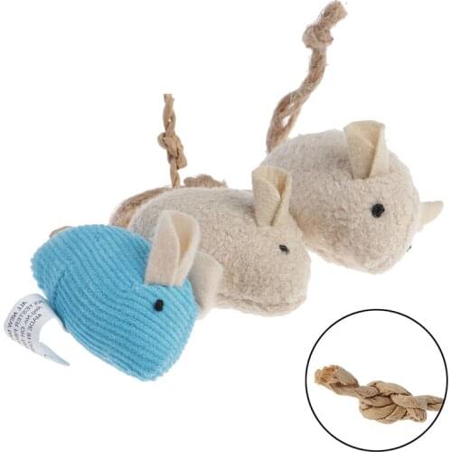 Hot! 3pcs/lot Mix Pet Cats Toys Fun Plush Mouse Cat Toy For Pet Little fat mouse Cat Toys