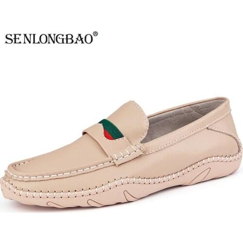 2021 New Mens Casual Shoes Fashion Comfortable Mens Shoes High Quality Leather Men Driving Shoes Handmade Flat Shoes Size 47