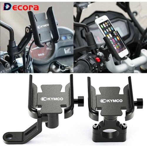 New Motorcycle Handlebar Mobile Phone Holder GPS Stand For KYMCO XCITING 250 300 350 400 500 Kxct Downtown NIKITA Gdink PeoPle S