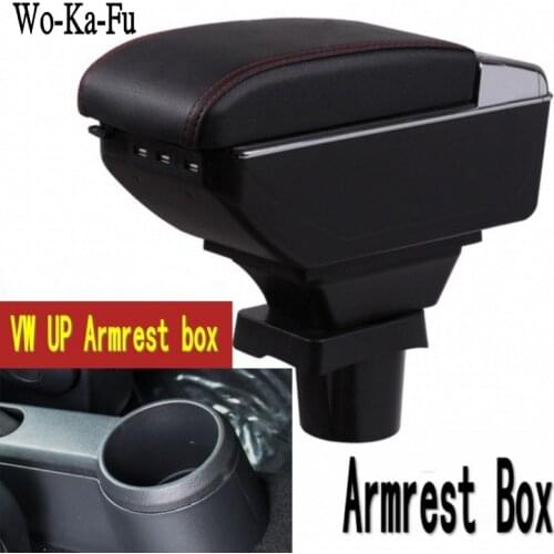 Arm Rest For Volkswagen VW UP Skoda Citigo Seat Mii Armrest Box Center console Car Interior Parts Center Console Auto Stroage